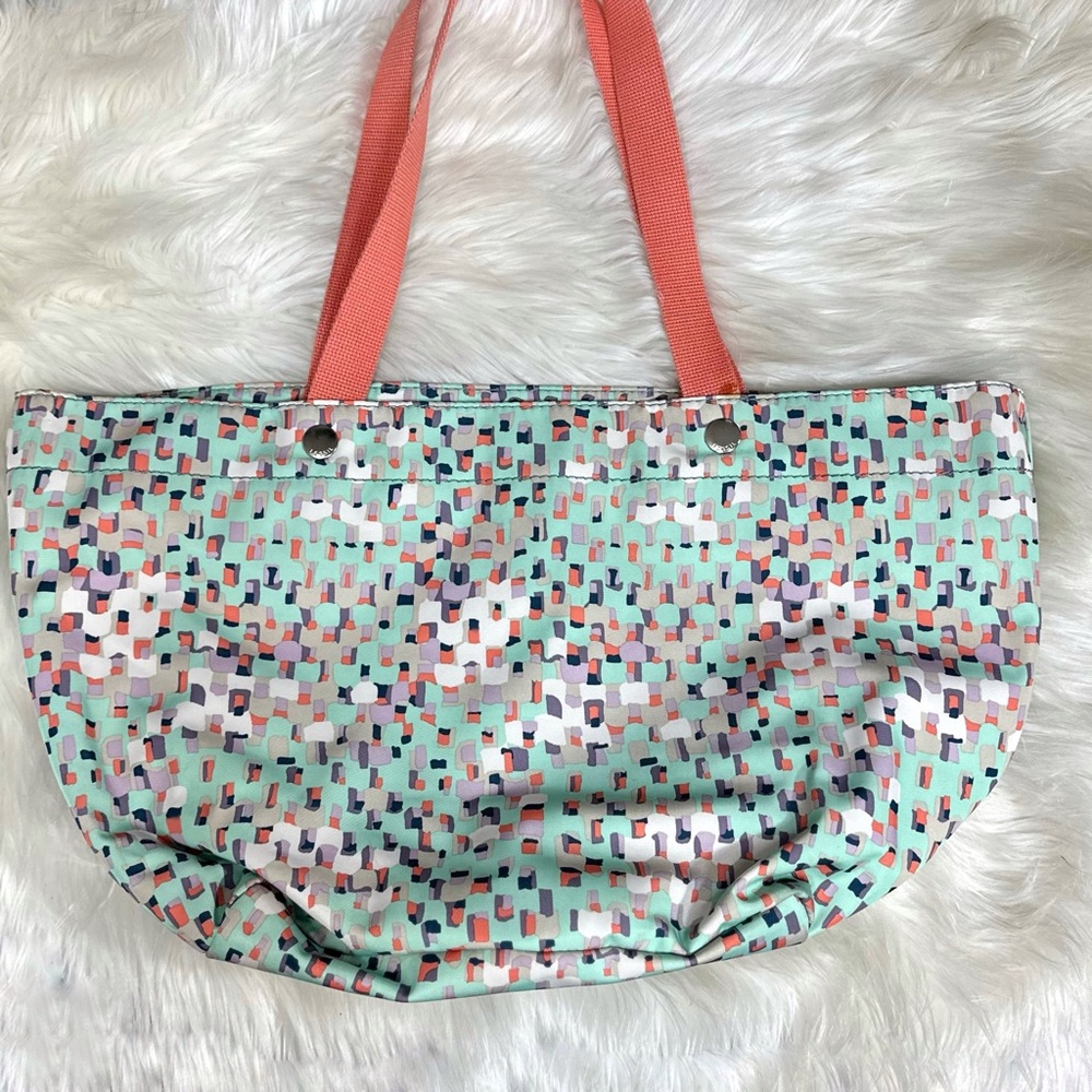 Fossil Key Per Shopper Tote Handbag Seafoam Multicolor